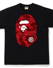 Load image into Gallery viewer, BAPE ABC Camo Big Ape Head Tee (front/back)