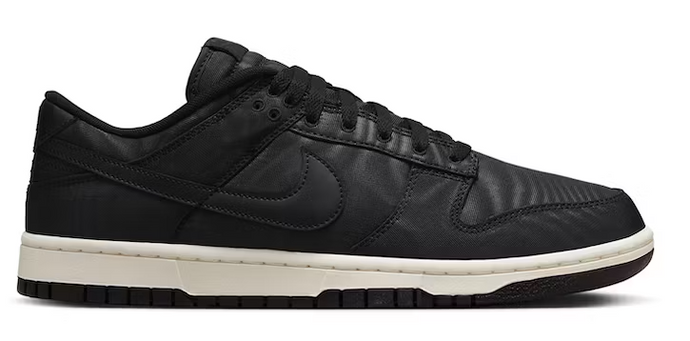Nike Dunk Low Black Canvas