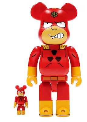 Bearbrick The Simpsons Radioactive Man 100% & 400% Set