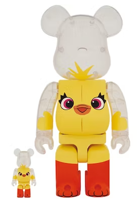 Bearbrick x Disney Pixar Toy Story 4 Ducky 100% & 400% Set