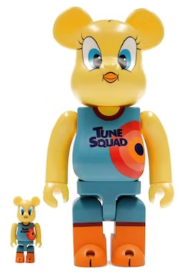 Bearbrick Space Jam: A New Legacy Tweety 100% & 400% Set