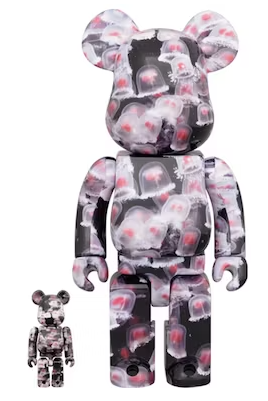 Bearbrick Jellyfish (Turritopsis Nutricula) 100% & 400% Set