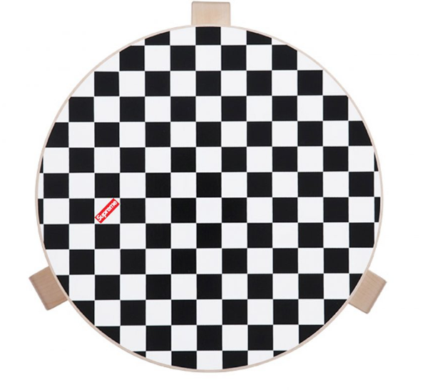 Supreme x Artek Aalto Stool Checkerboard (2017)