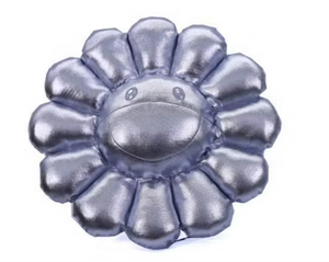 Takashi Murakami Flower Plush 30cm Silver