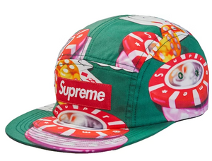Supreme Casino Camp Cap Green FW18