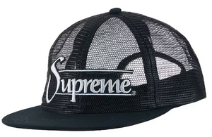 Supreme Mesh 6-Panel Black