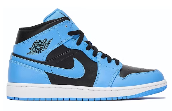 Jordan 1 Mid University Blue Black