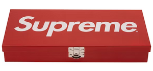 Supreme Large Metal Storage Box Red