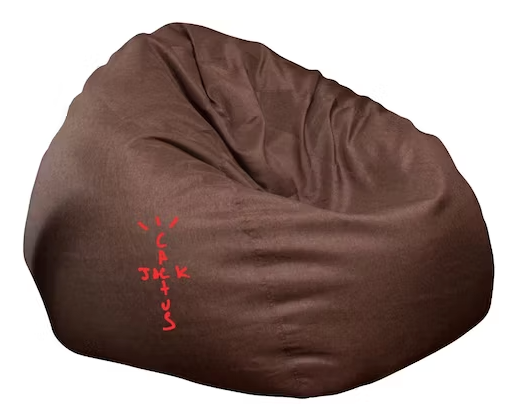 Travis Scott CJ Bean Bag Chair Brown