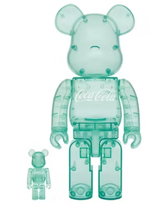 Bearbrick x Coca-Cola Georgia Green 100% & 400% Set