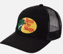 Load image into Gallery viewer, Bass Pro Shops Leaping Bass Logo Cap Trucker Snapback

