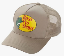 Load image into Gallery viewer, Bass Pro Shops Leaping Bass Logo Cap Trucker Snapback
