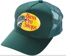 Load image into Gallery viewer, Bass Pro Shops Leaping Bass Logo Cap Trucker Snapback
