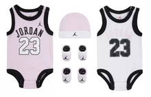 Load image into Gallery viewer, Nike/Jordan 5 Pc Baby Gift Sets 0-6 Months
