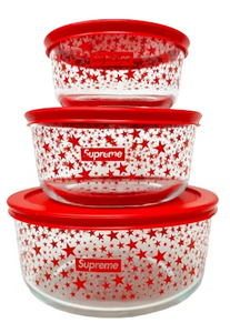 Supreme Pyrex Bowls (Set of 3)