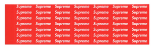 SUPREME BOX LOGO STICKERS