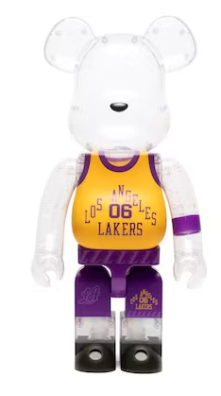 Bearbrick x Bodega x NBA Worldwide Respect Los Angeles Lakers