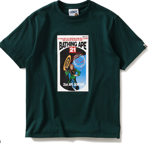 BAPE Bathing Ape 21st Century Tee Large