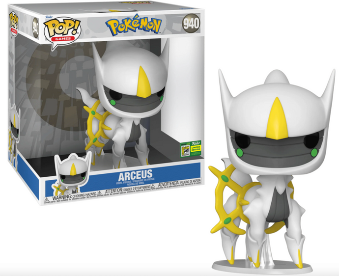 ARCEUS #940 2024 SDCC EXCLUSIVE Limited Edition(10-INCH) FUNKO POP!