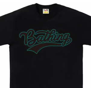 BAPE Varsity Baseball Logo Tee