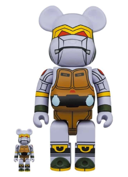 Bearbrick x Teenage Mutant Ninja Turtles Metalhead 100% & 400%