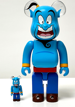 Bearbrick Disney Aladdin Genie 100% & 400%