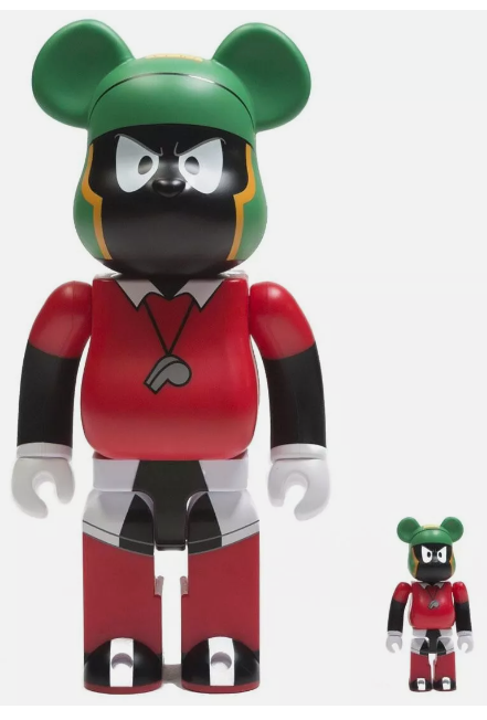 Bearbrick Space Jam Marvin The Martian 100% 400%