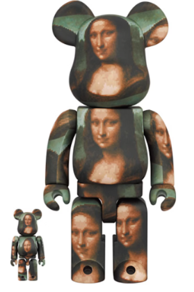 Bearbrick Leonardo De Vinci Mona Lisa 100% & 400%
