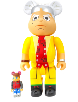 Bearbrick Kano X Medicom Back To The Future Designer Con Doc and Marty 100% & 400%