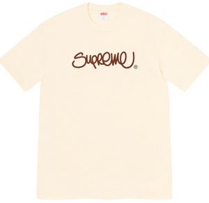 Supreme Handstyle Tee Natural