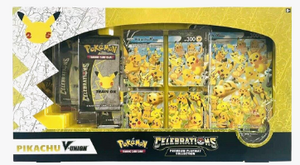 Pokémon TCG 25th Anniversary Celebrations Pikachu V Union Special Collection Box