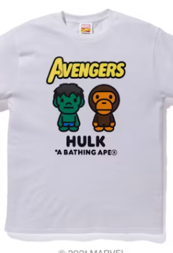 BAPE x Marvel Comics Tee