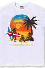 Load image into Gallery viewer, BAPE Surfing Apes Tee

