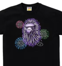 BAPE Ape Head Firework II Tee