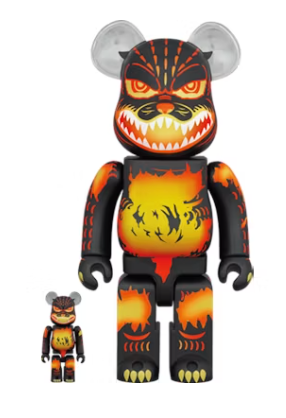 Bearbrick Godzilla VS Destoroyah version Godzilla (Meltdown Ver.) 100% & 400% Set   NO BOX