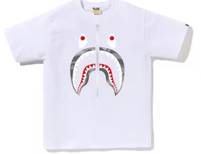 BAPE Honeycomb Camo Shark Tee - XXXL