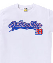 Load image into Gallery viewer, BAPE Varsity Baseball Logo Tee
