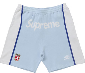 Supreme Umbro Knit Soccer Short Blue (Large)