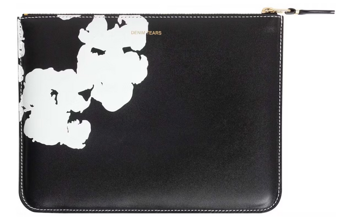 Denim Tears x Comme des Garcos Cotton Wreath Zip Pouch