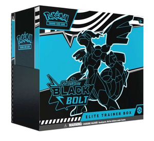 2025 Pokémon Scarlet & Violet Black Bolt Elite Trainer Box    ETB