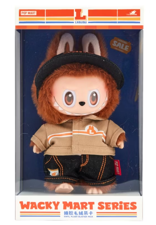 Pop Mart Labubu The Monsters Wacky Mart Series Vinyl Plush Hanging Card