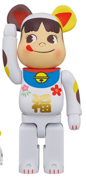 Bearbrick Maneki Neko Peko-chan Fuku       NO BOX