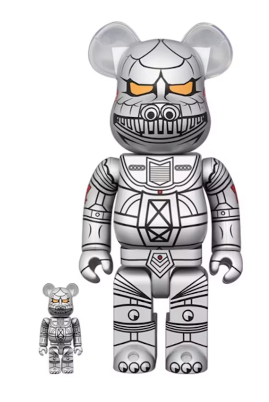 Bearbrick Mechagodzilla (1974) 100% & 400% Set