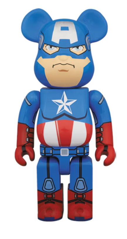 Bearbrick x Marvel Captain America 400%