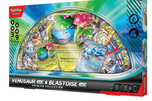 2025 Pokémon Scarlet & Violet Venusaur ex and Blastoise ex Premium Collection