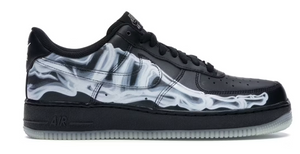 Nike Air Force 1 Low Black Skeleton Halloween (2019)