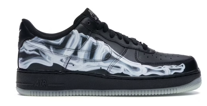 Nike Air Force 1 Low Black Skeleton Halloween (2019)
