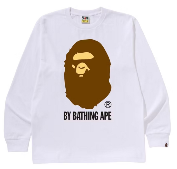 BAPE By Bathing Ape (FW25) L/S Tee White