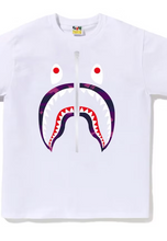 Load image into Gallery viewer, BAPE Color Camo Shark Tee (FW22)
