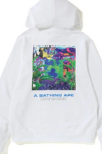 Load image into Gallery viewer, BAPE Network Wide Pullover Hoodie White (SS19)
